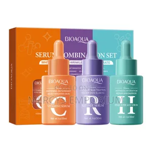 3in1 Skin-Solution Kit. Vitamin C, Hyaluronic Acid Retinol Set