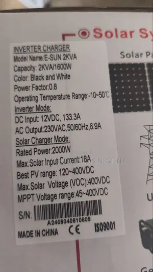 2kva Sako Hybrid Inverter