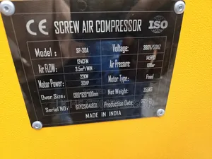 Screw Air Compressor 30hp 22kw 10bar