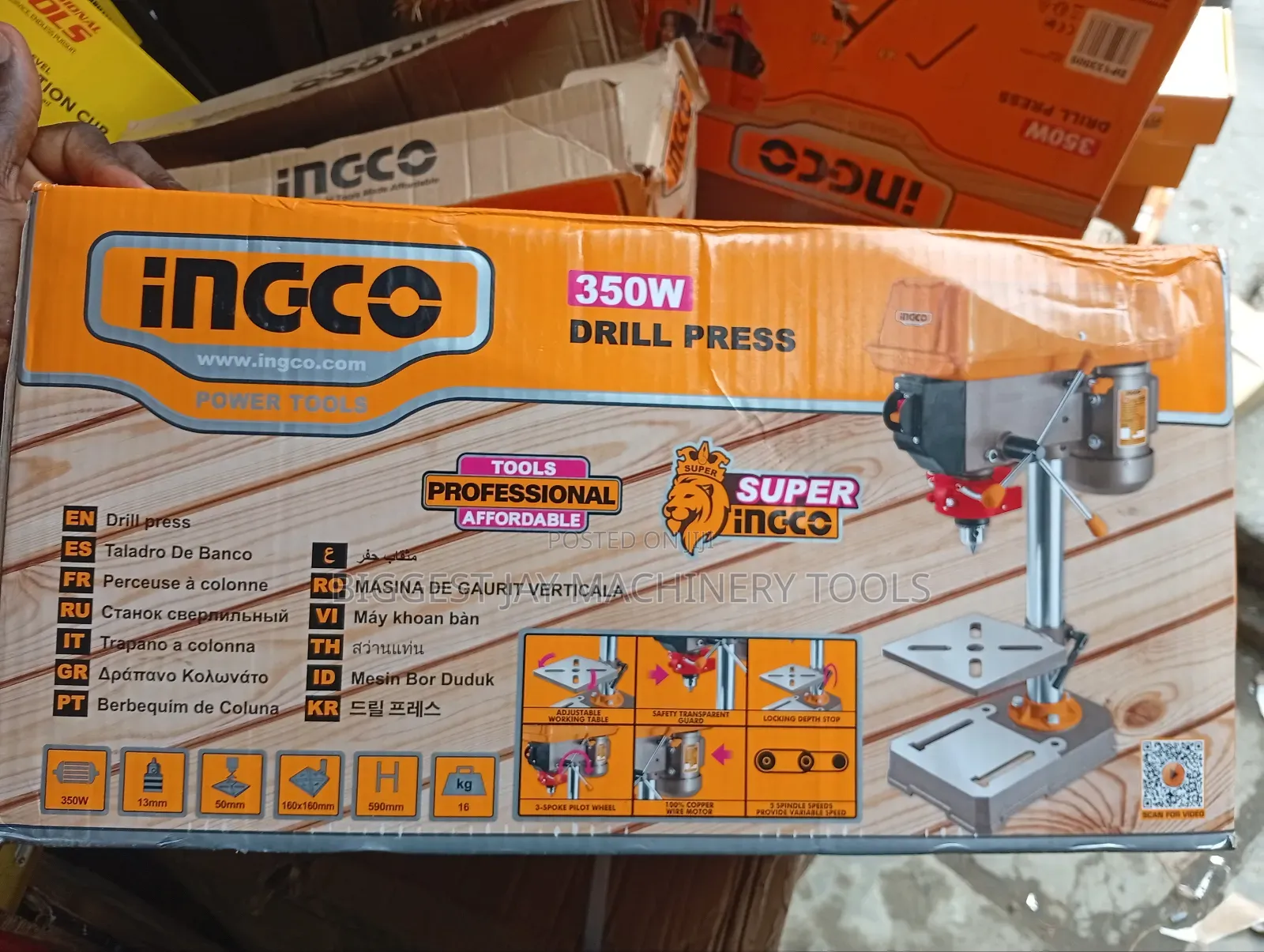 Pillar Drilling Machine 350w