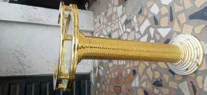 Single Pole Golden Pulpit