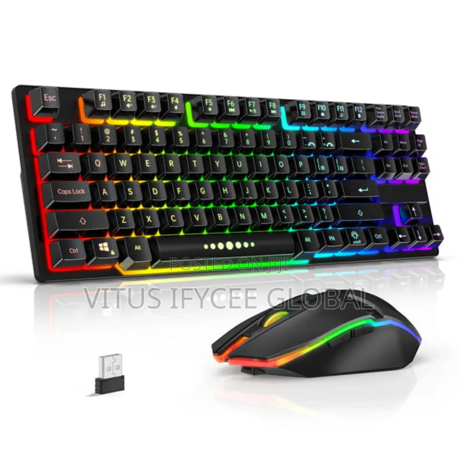 Raiku Wireless Gaming Keyboard and Mouse