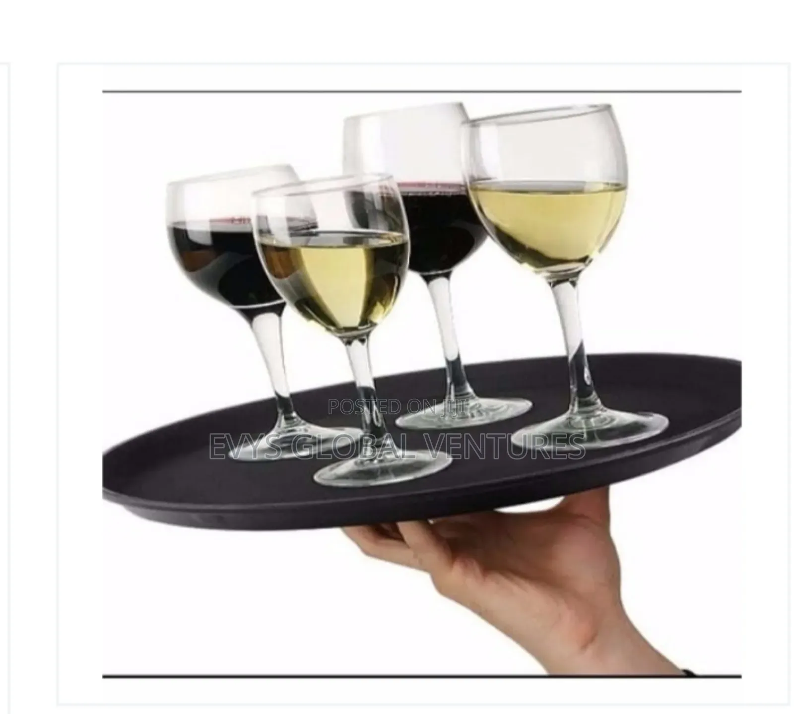 Non Slippery Bar Serving Tray - 3 Set