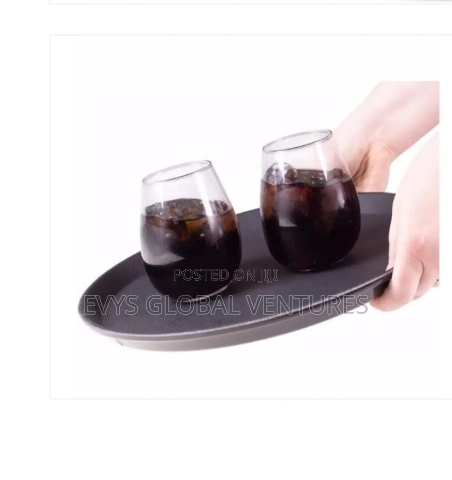 Non Slippery Bar Serving Tray - 3 Set