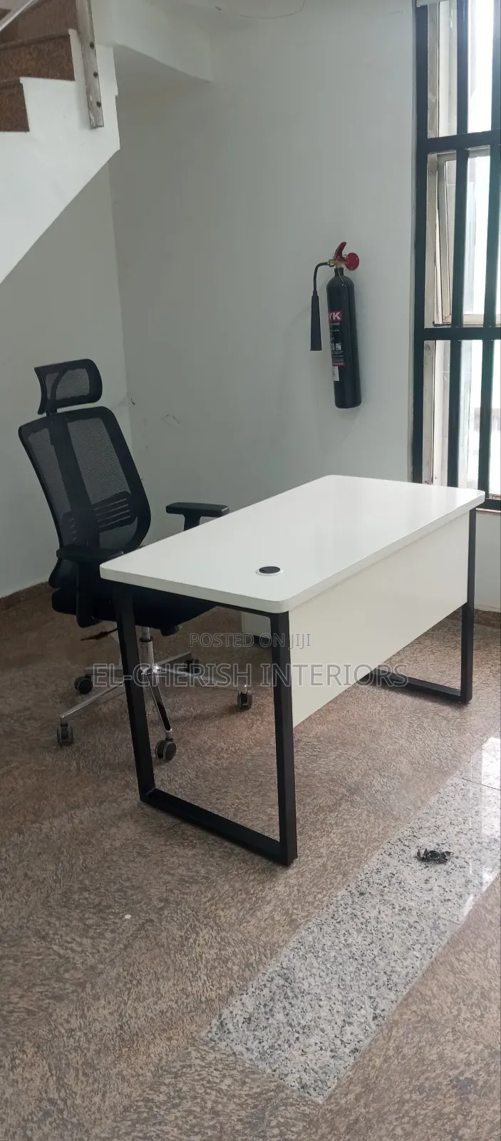 Cossy White Office Table.