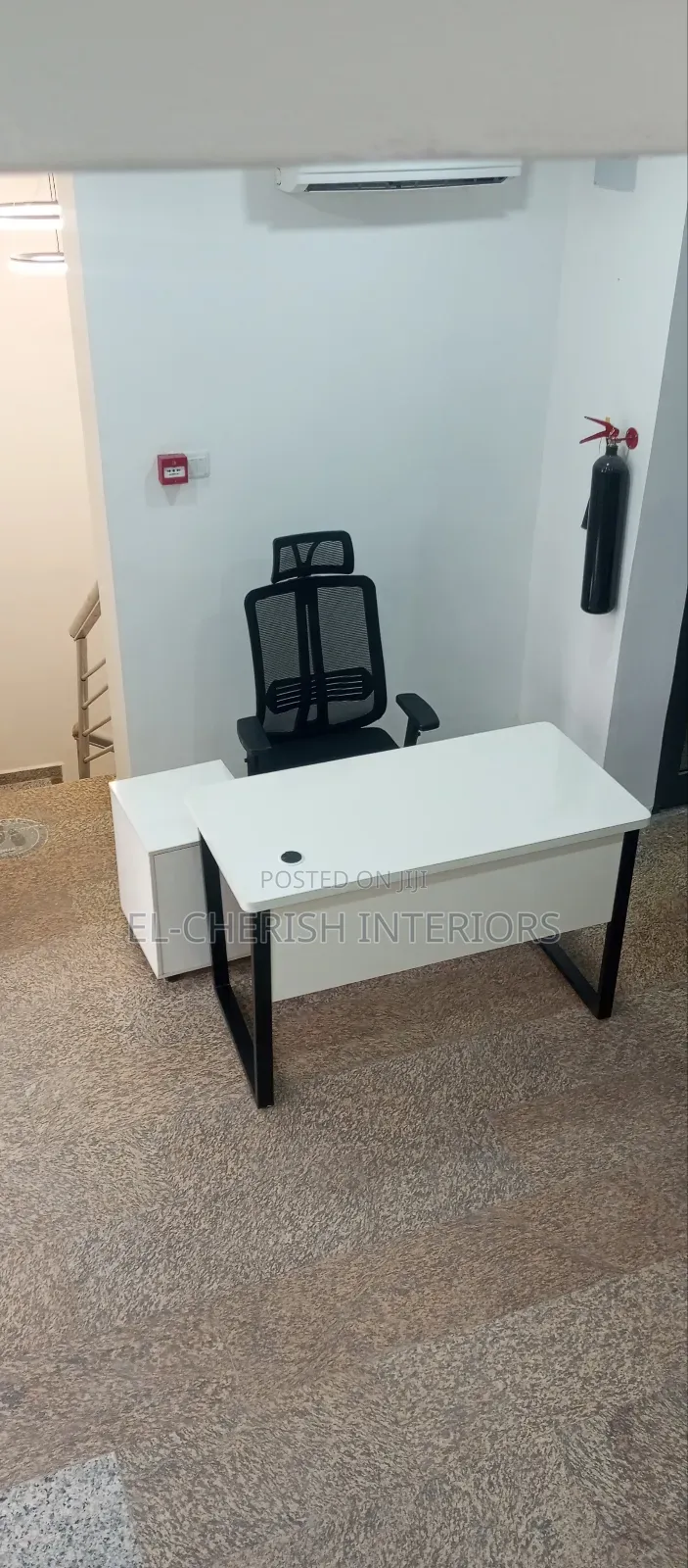 Cossy White Office Table.