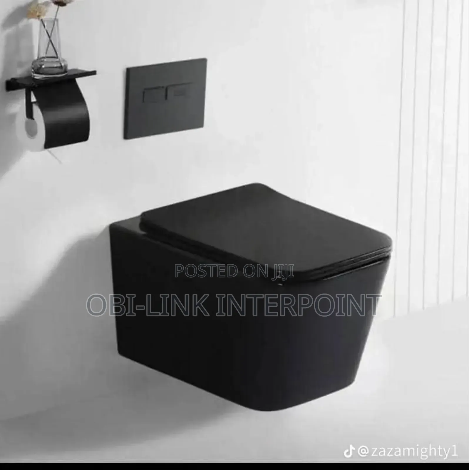 Black Concealed Wc
