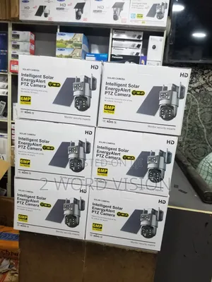 Wi-Fi Solar Dual Lens PTZ Security CCTV Camera With Night Vision