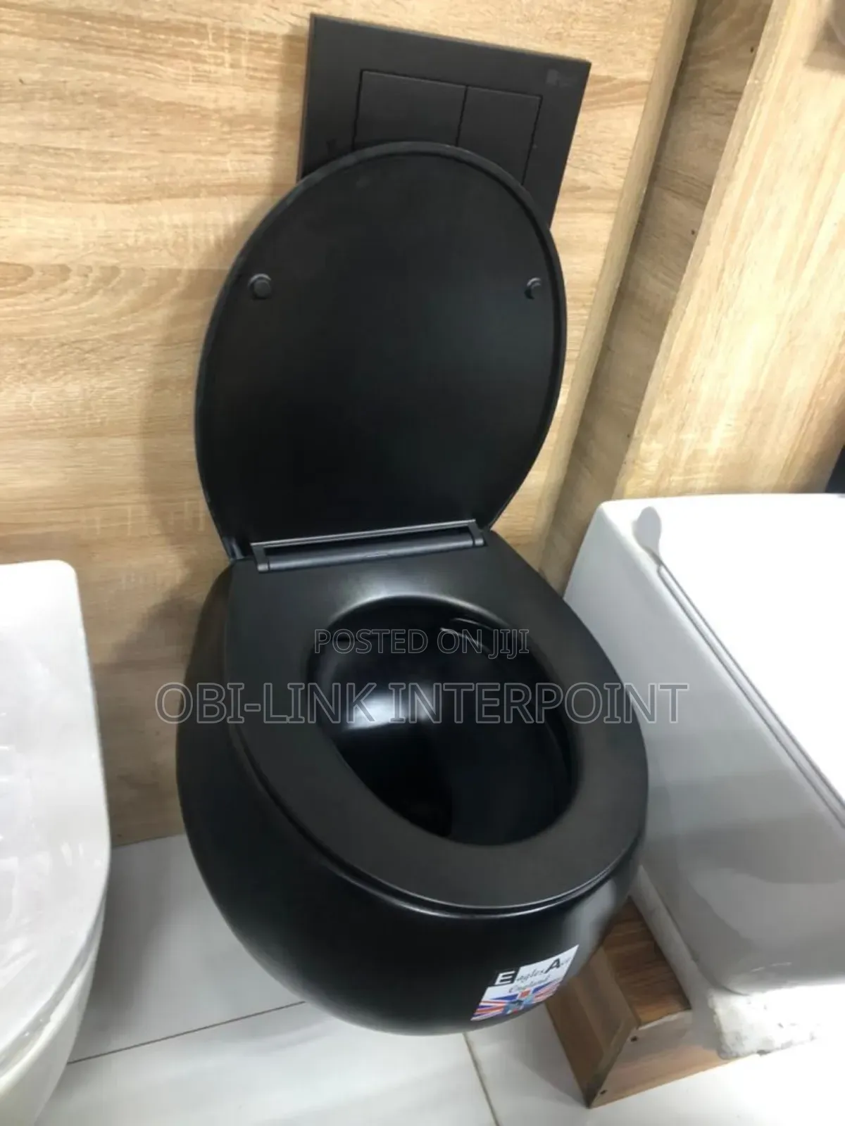 Black Modern Concealed Wc