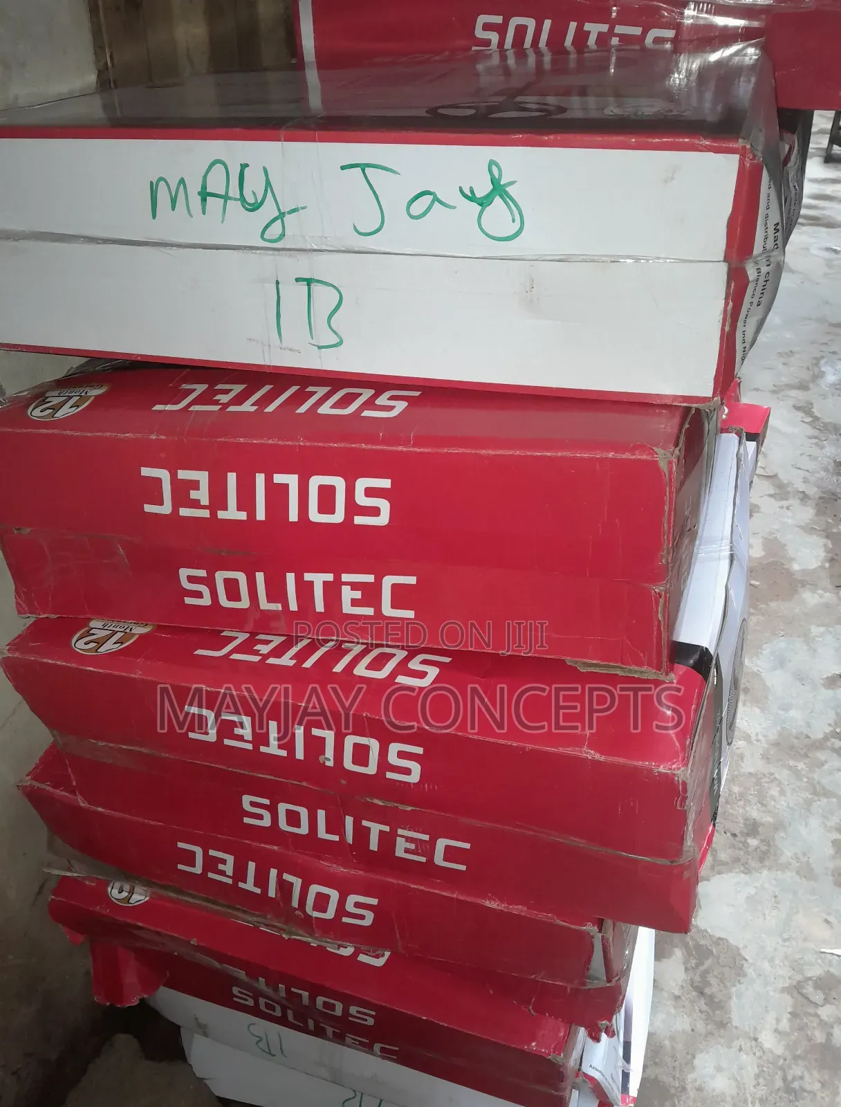Solitec 18inches Powerful Standing Fan-5 Blades