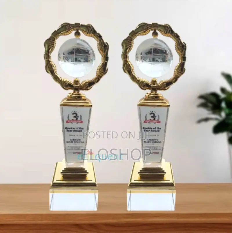 Global Impact Crystal Trophy