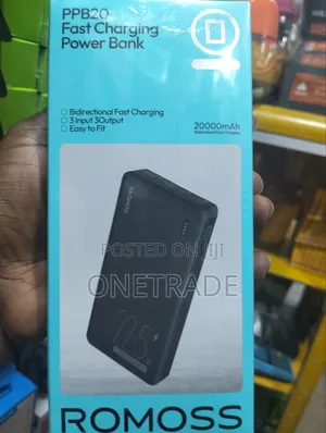 Romoss Fast Charging Power Bank 20000mah