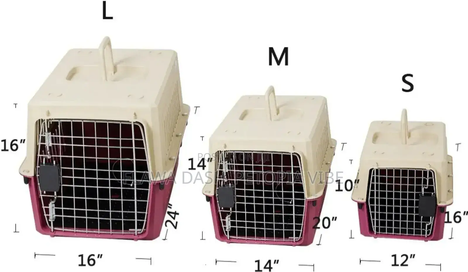 Pet Aviation Box Crate Carrier