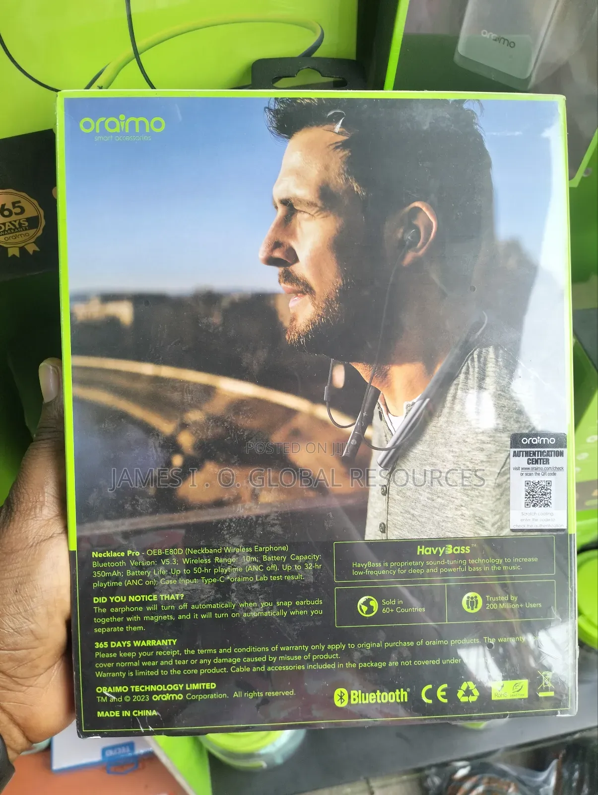 Oraimo Bluetooth Necklace