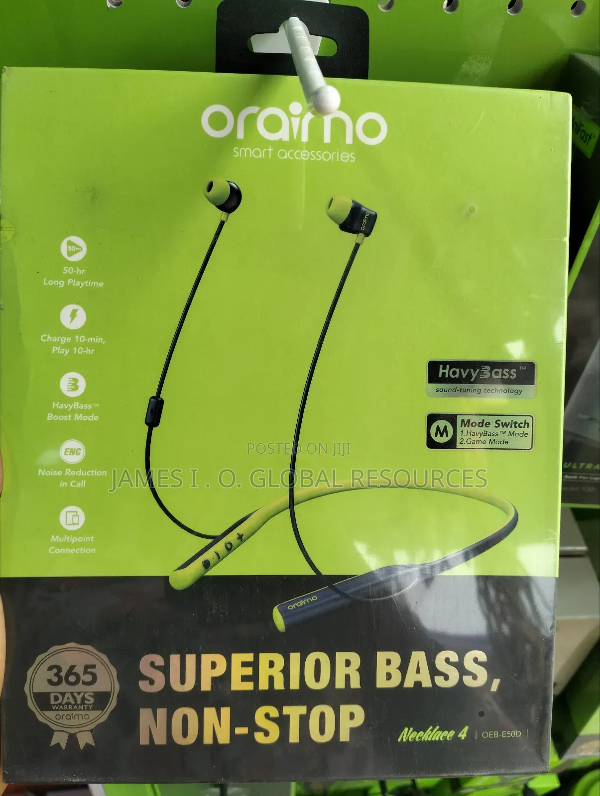 Oraimo Bluetooth Necklace 4