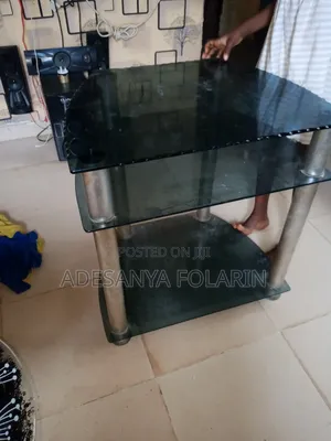 Glass Tv Shelf