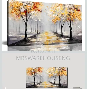 Canvas Wall Decor for Bedroom, Gold Picture Print Arwork, Size 20x40