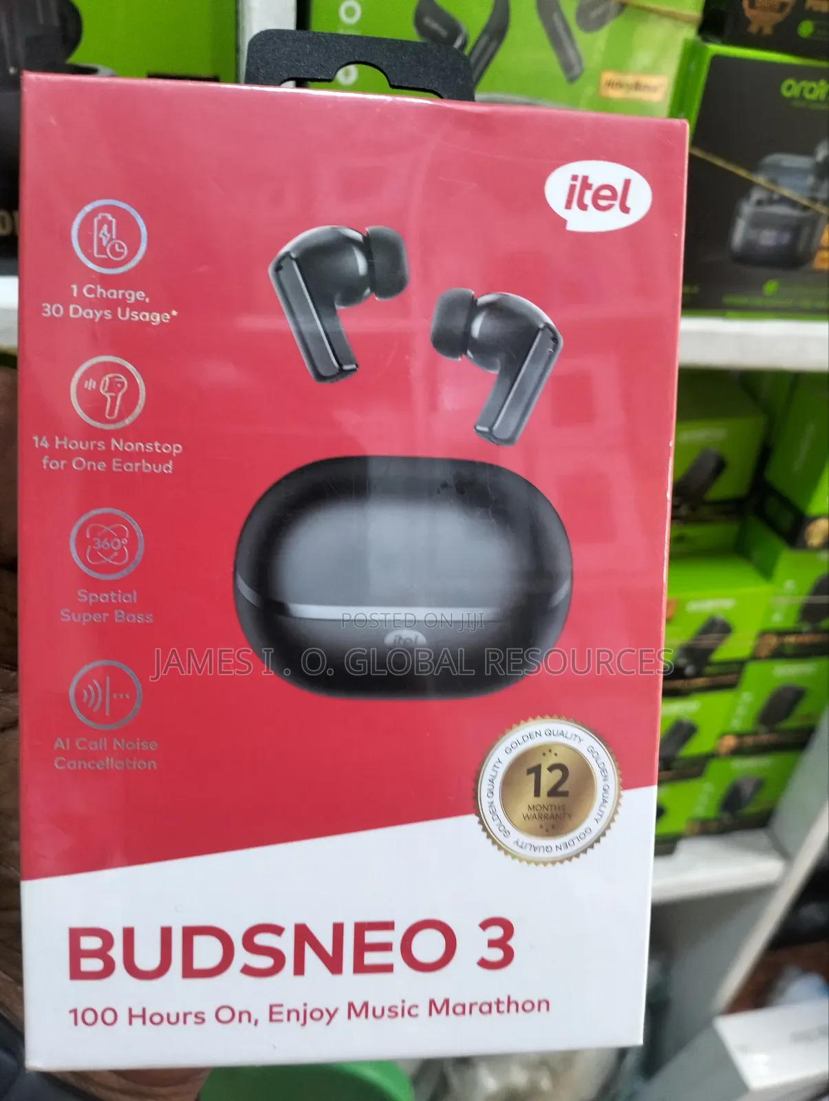 Itel Bluetooth Ear Buds Buds Neo 3