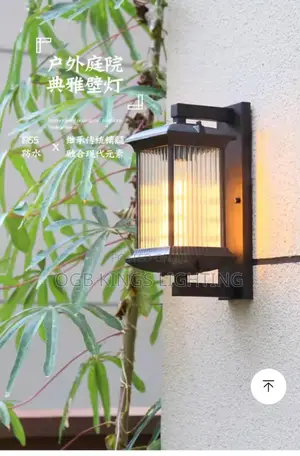 Outdoor Wall Light Solar Waterproof Outdoor Garden Light Villa Garden