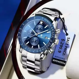 Poedagar Premium Quality Water Resistant Wristwatch