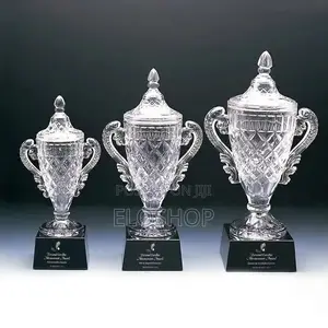 Large Crystal Trophy Cup