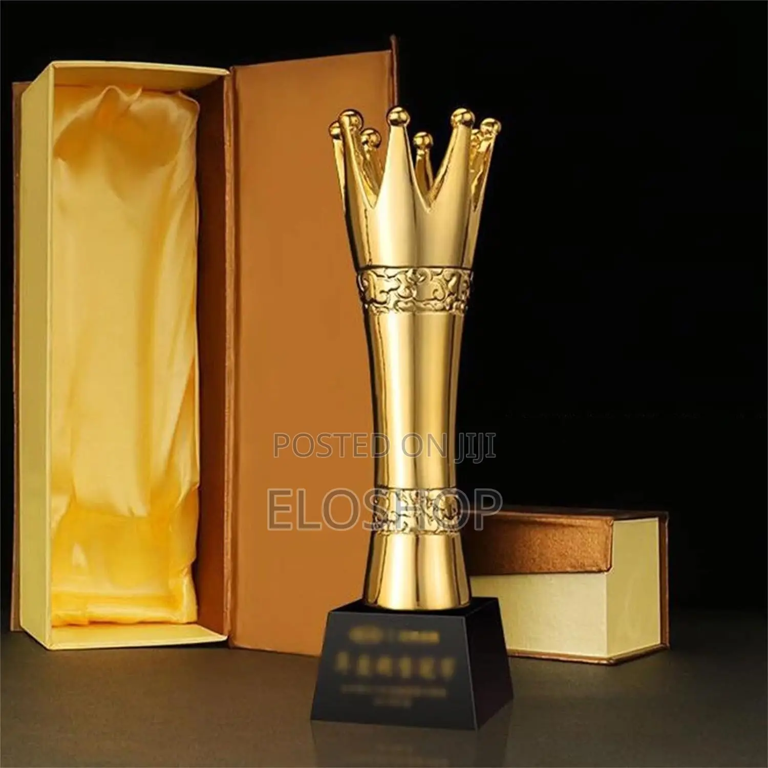 Tall Gold Crown Trophy