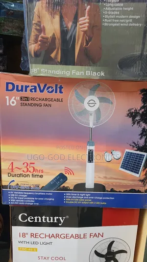 Dura Volks Rechargeable Fan