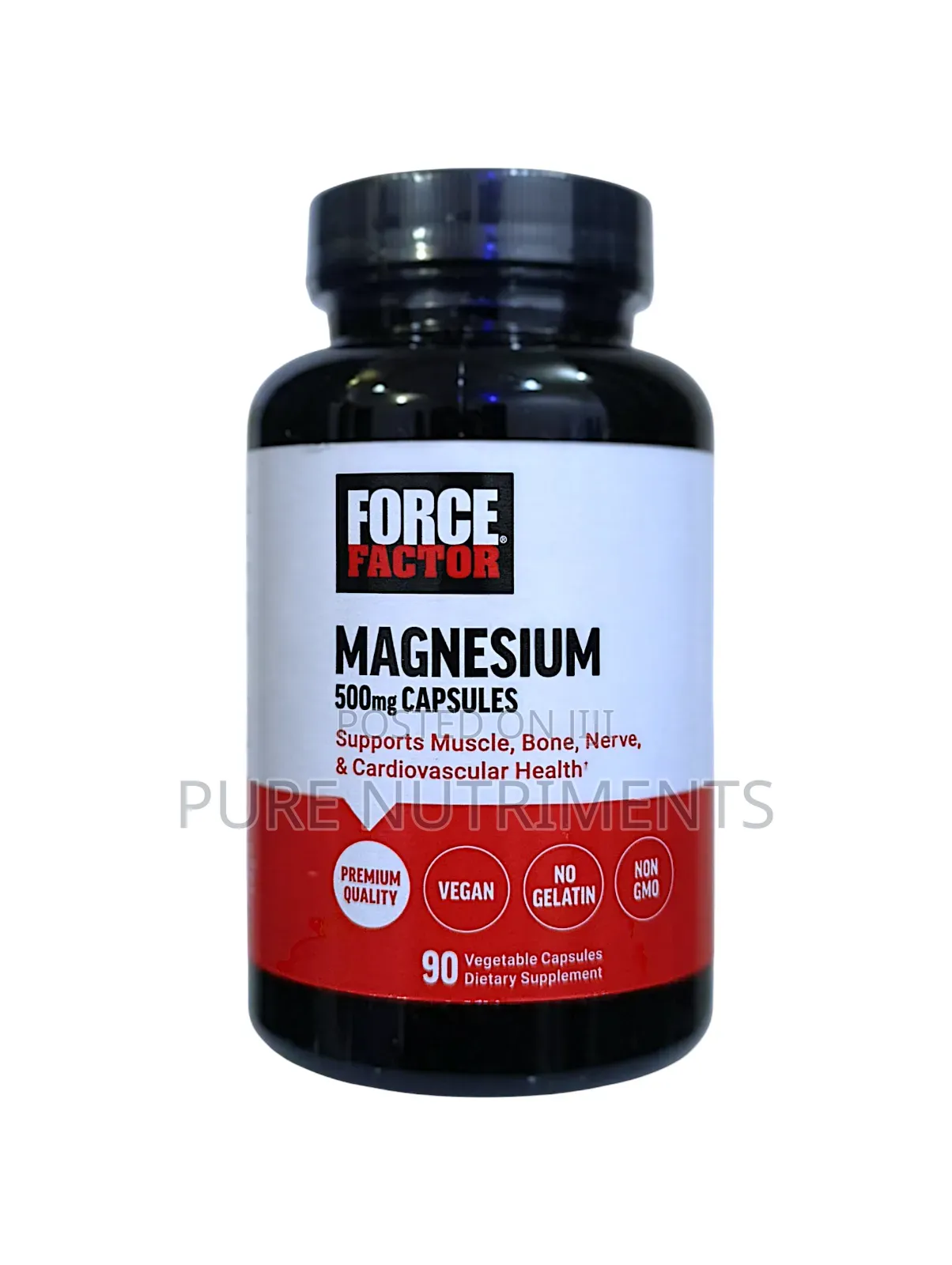 Force Factor Magnesium Complex 500mg (Citrate, Bisglycinate, Oxide)
