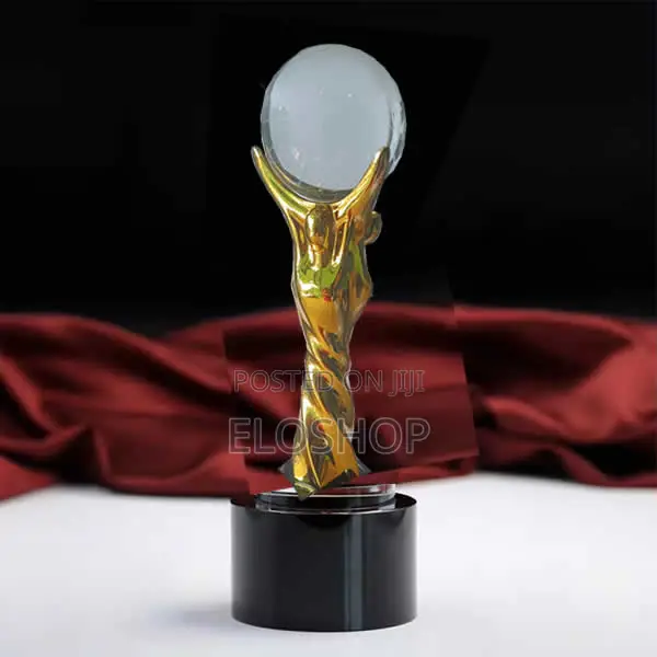 White Gold Globe Trophy