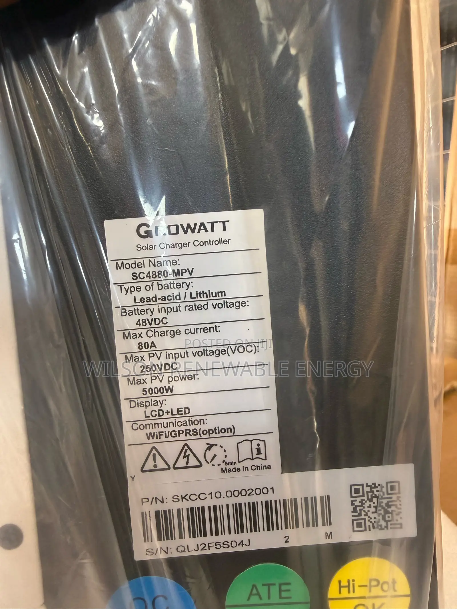 80a 48v Growatt Solar Charge Controller