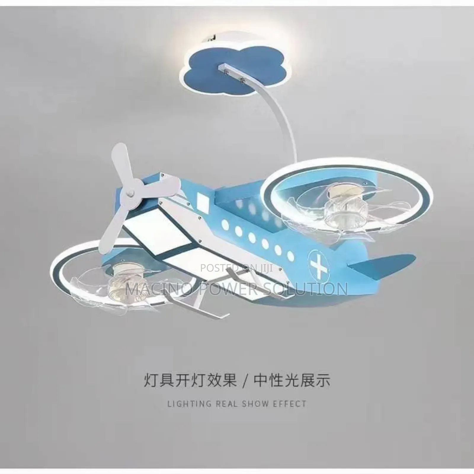 Decorative Aircraft Ceiling Fan Light