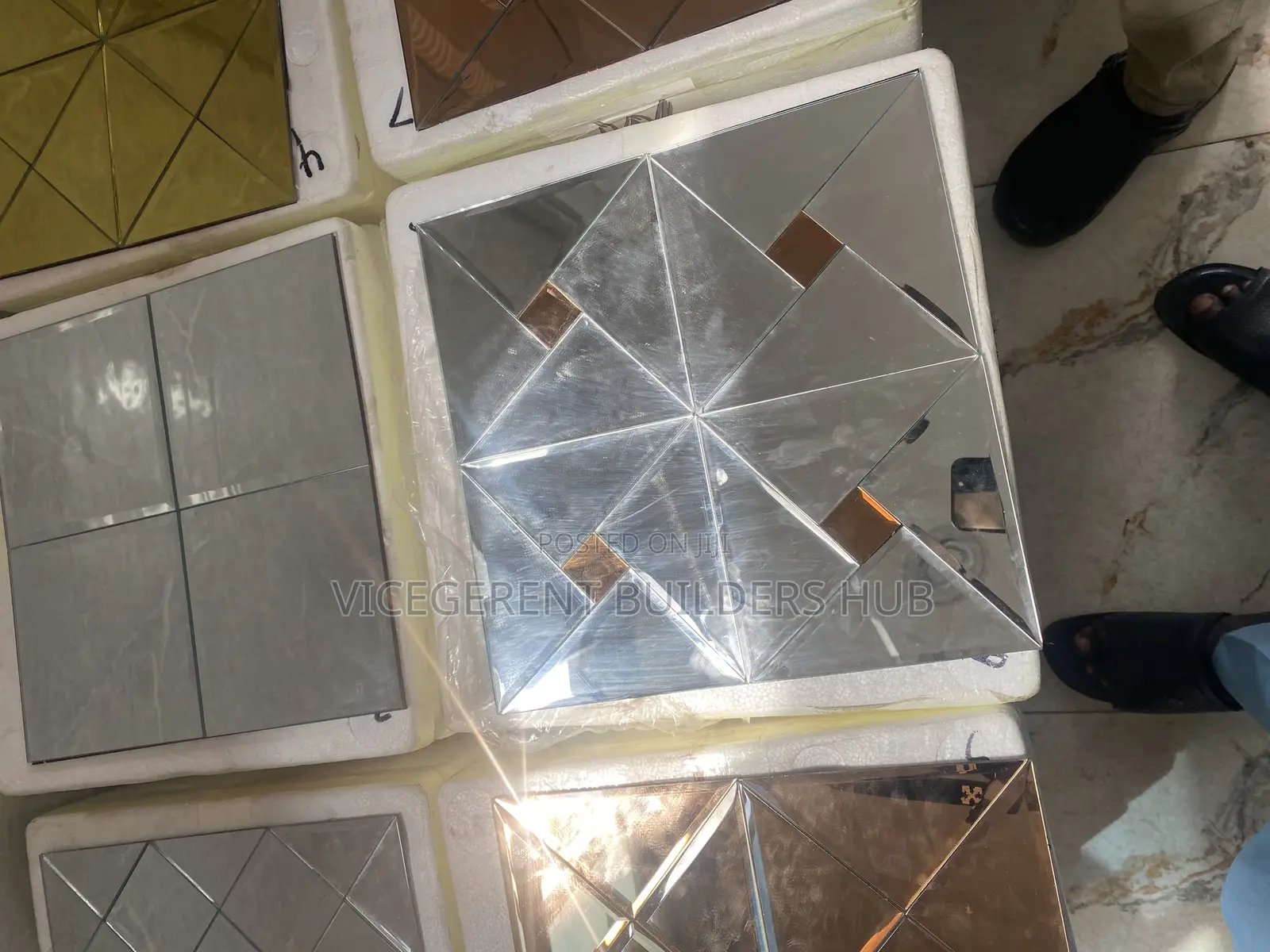Mosaic Bevelled Mirror