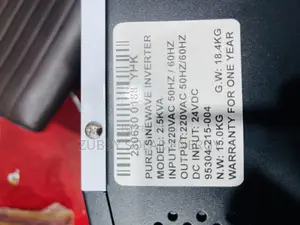 Very Strong 2.5 Kva Yohako Non Hybrid Inverter Very Much Available Now