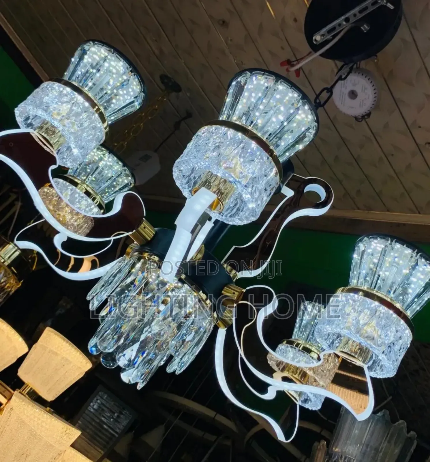 Led Crystal Chandelier Light By 6 Hand