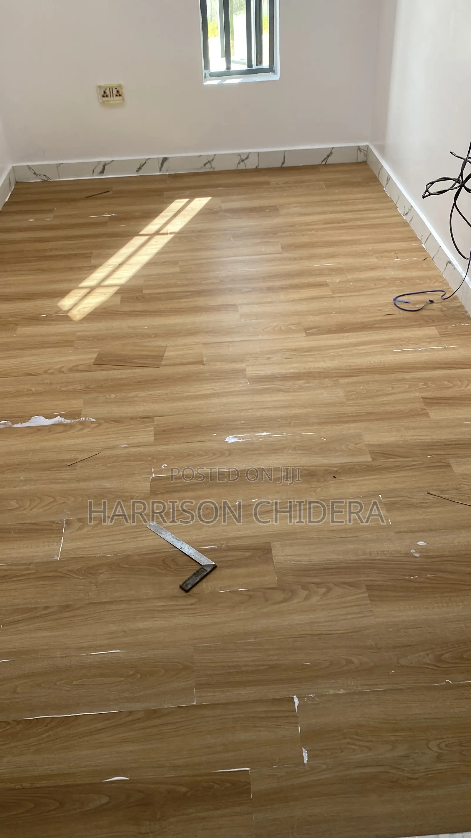 Brown Vinyl Tiles Installation Service