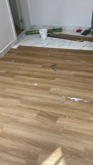 Brown Vinyl Tiles Installation Service