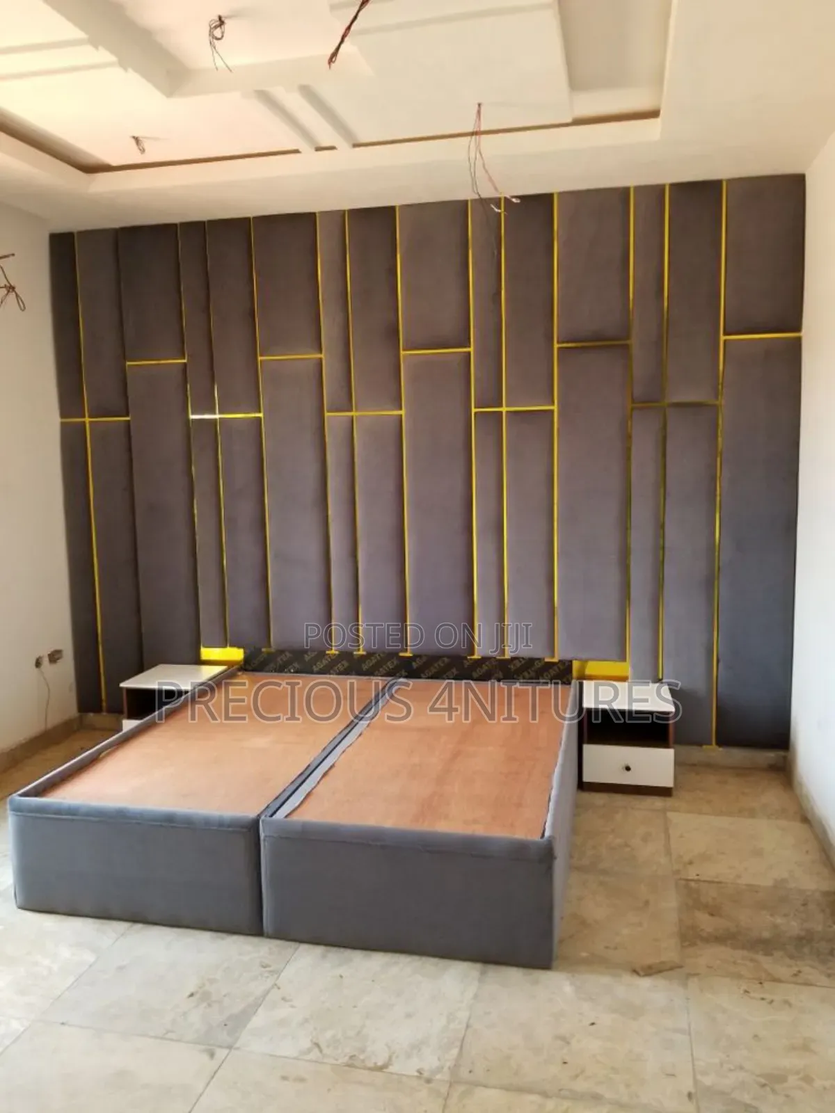 Cladded Bed Frame Cabinet
