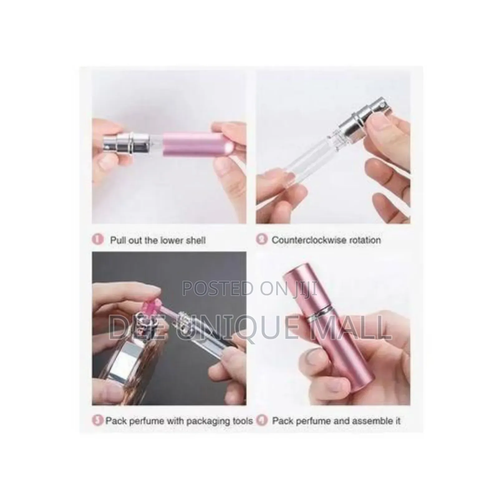 3pcs Perfume Refillable Atomizer Spray Bottles