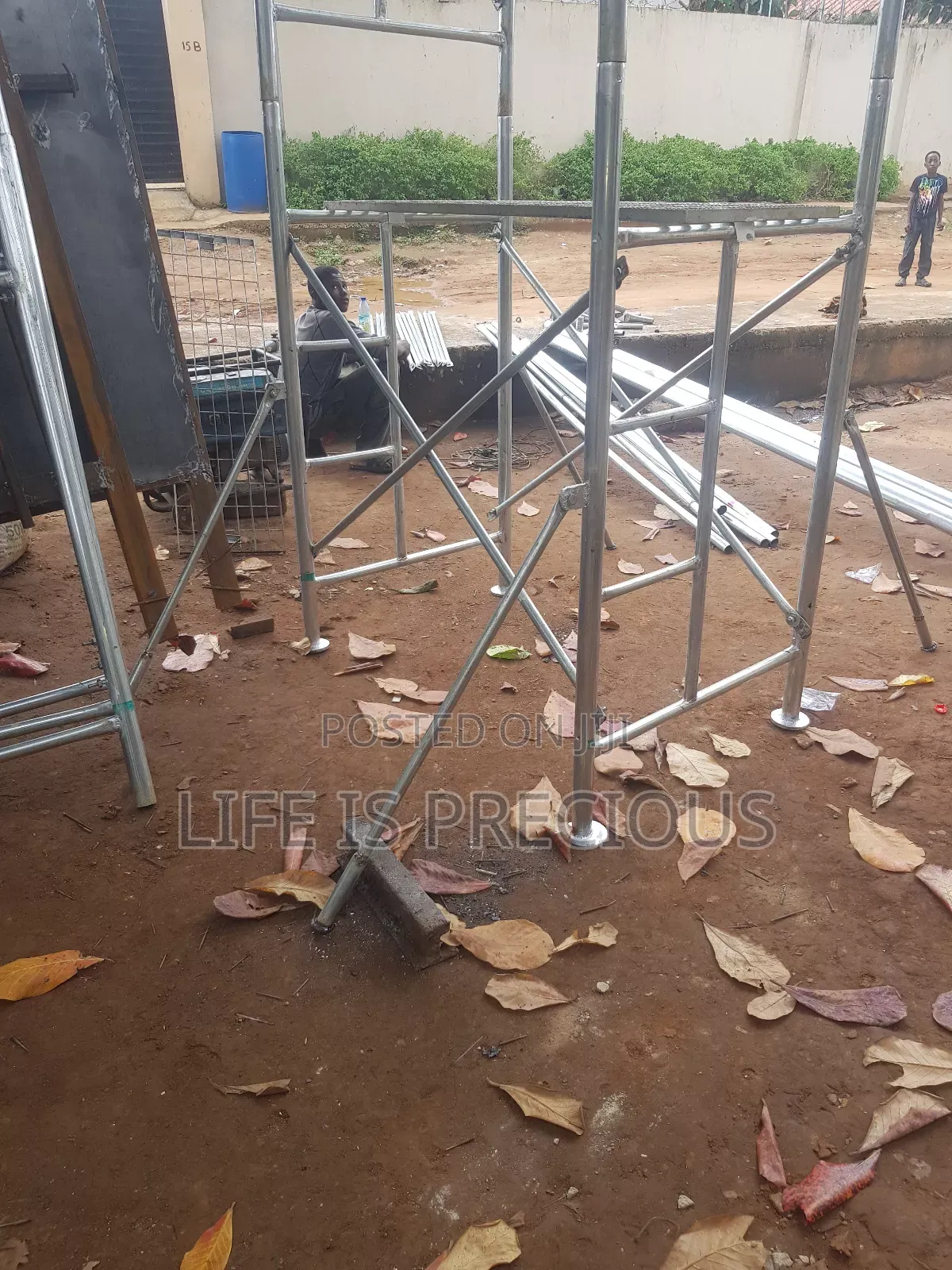Galvanized Ladder Scaffolding