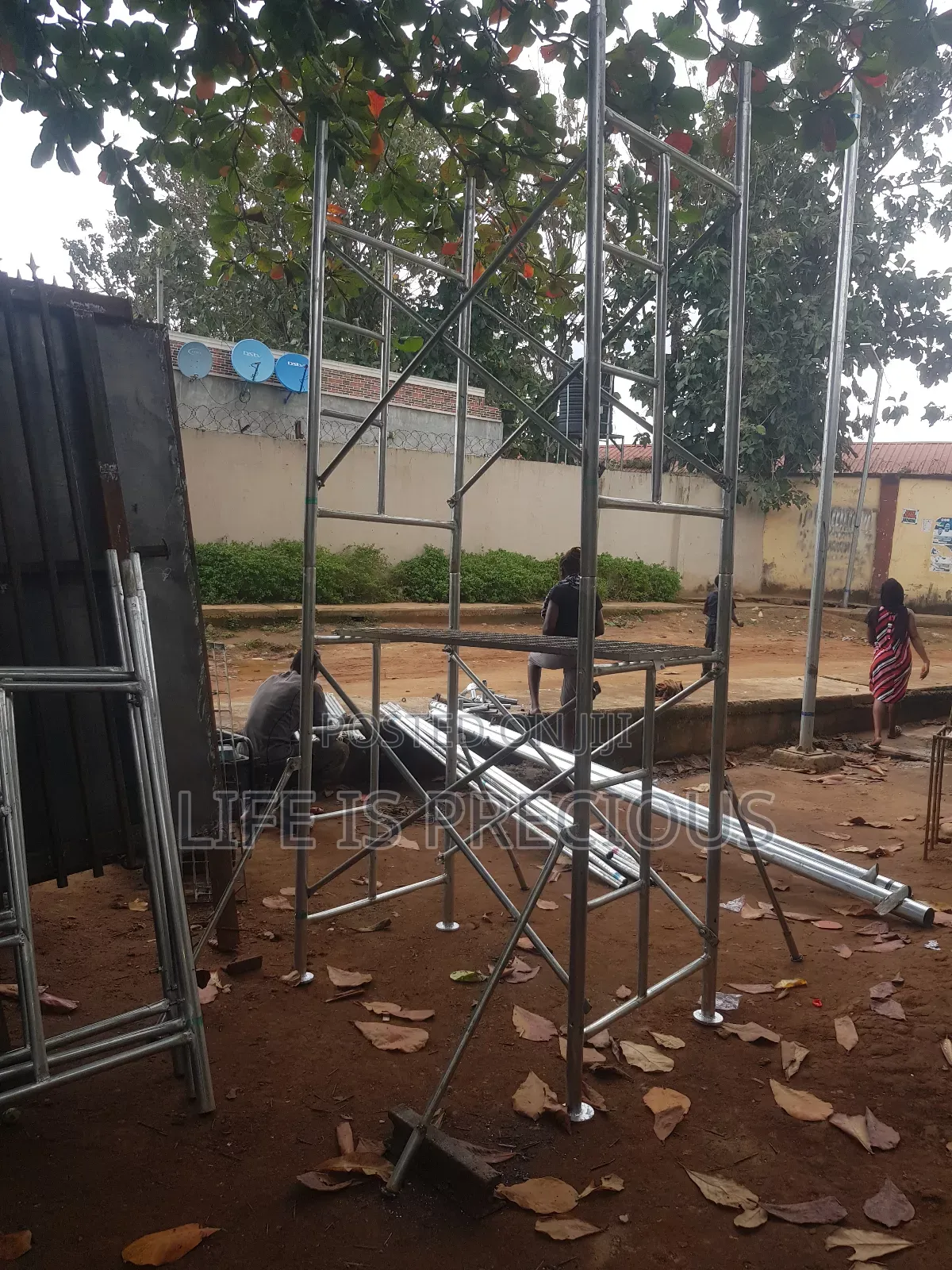 Galvanized Ladder Scaffolding
