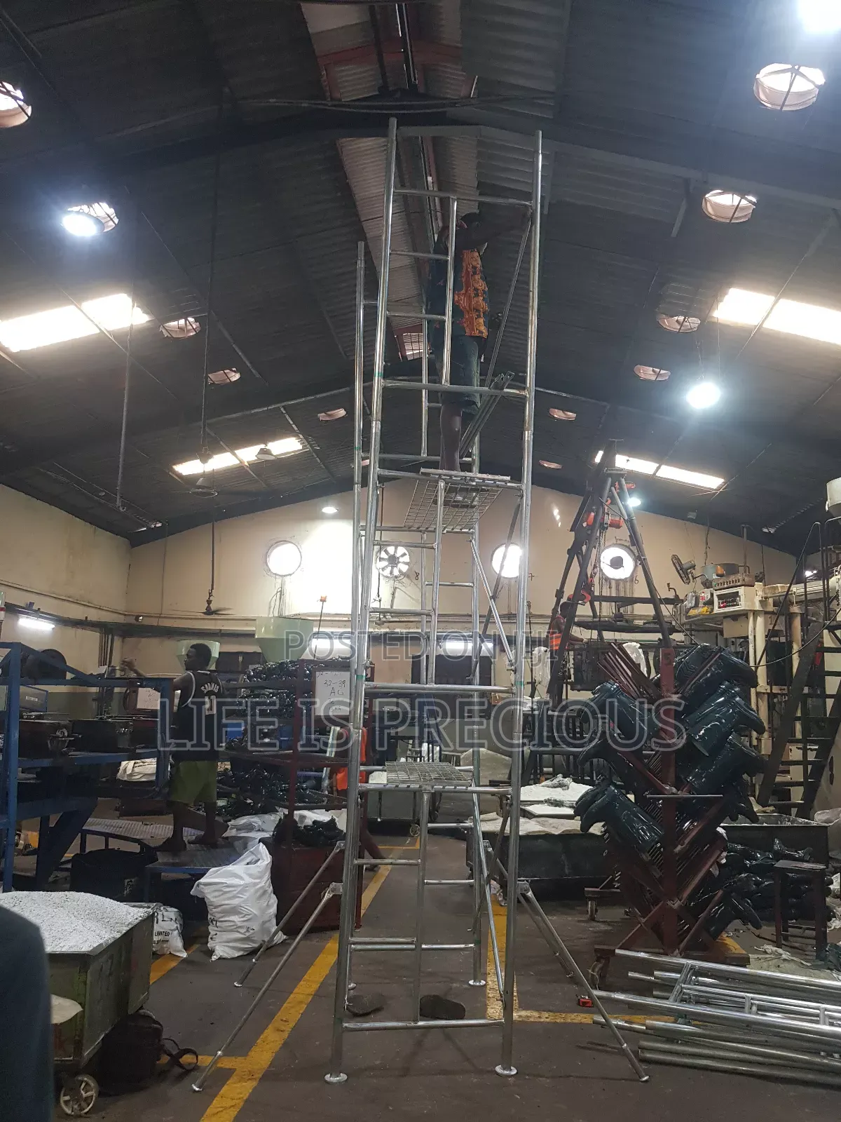 Galvanized Ladder Scaffolding