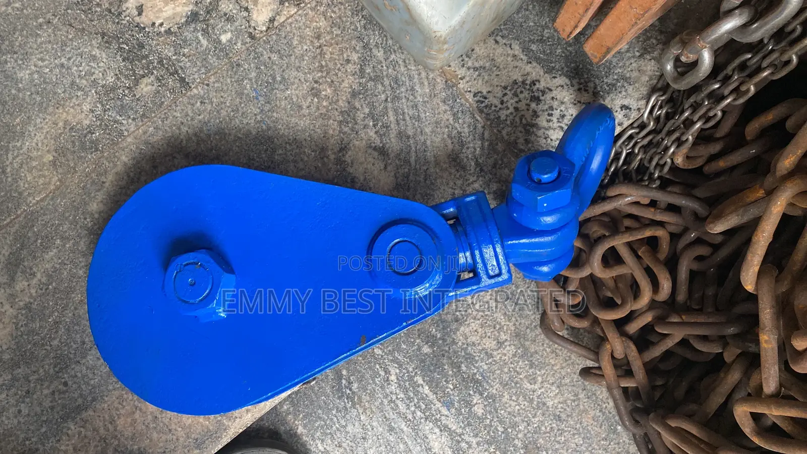Heavy-Duty Double Pulley Block