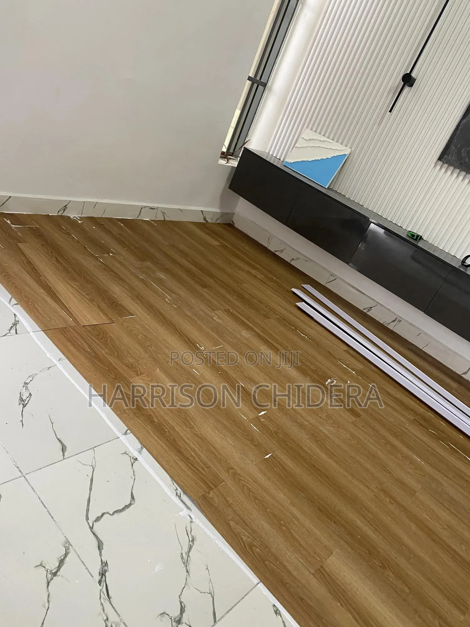 Brown Vinyl Tiles Installation Service