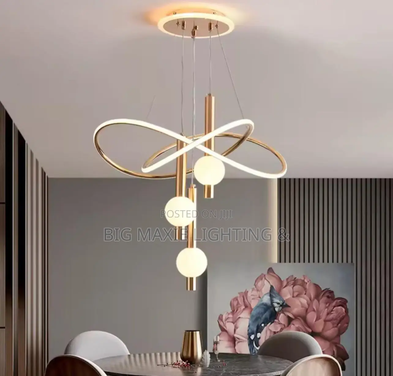 Minimalist Dropping Chandelier Light