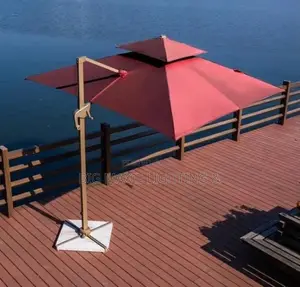 High Quality Led Patio Umbrella Outdoor Parasol Large Roman Umbrella