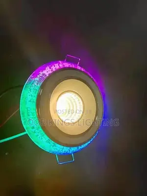 Cob Led Downlight Colorful Panel Light RGB 3w 110v 220v Recessed Lamp