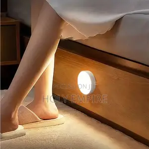 1pc Motion Sensor Night Light - Wireless Led Detector Lamp for Bedroom