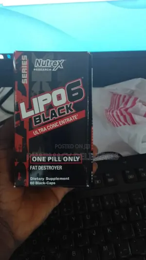  Lipo-6 Black – Extreme Fat Burner Energy Booster 