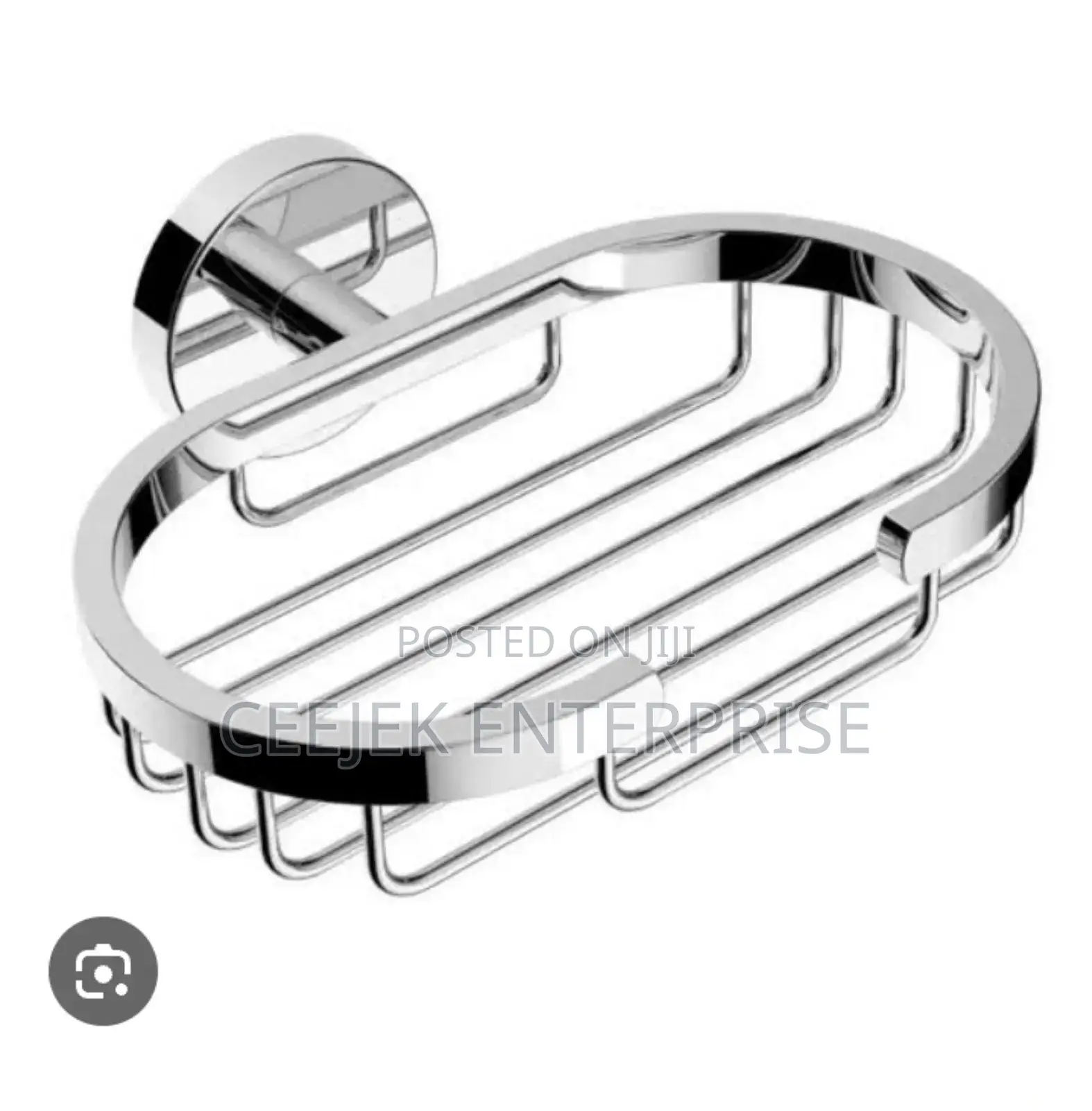 Oval Pure Stainless Steel Soap Basket