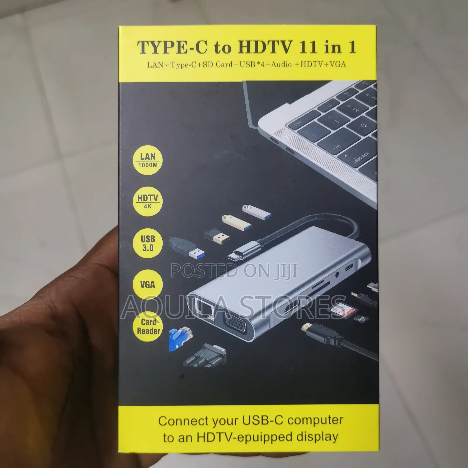 11-in-1 Usb-C to HDTV Docking Station
